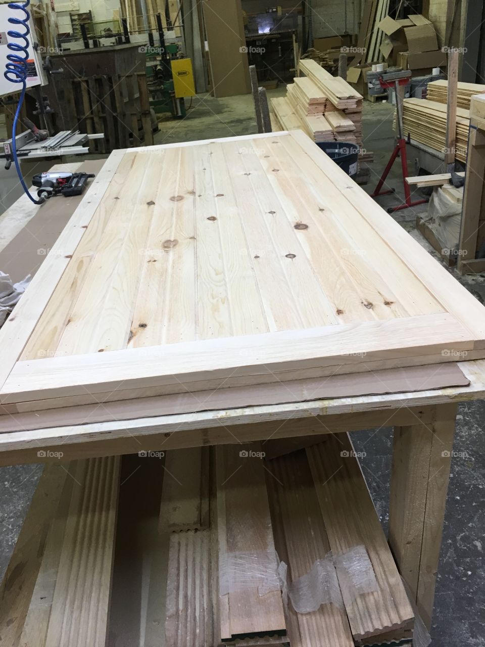 Back of a beautiful door that I make