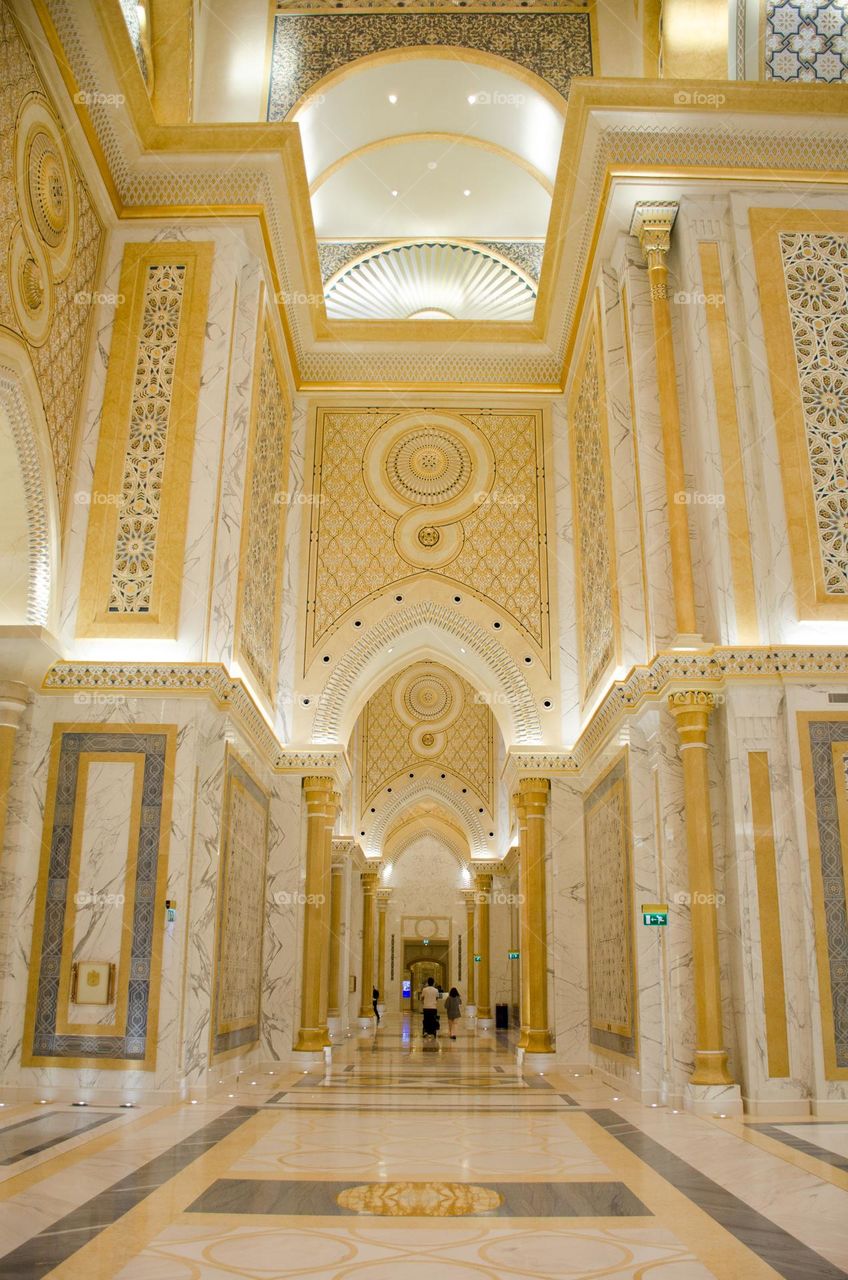 Abu Dhabi, Architecture Palace Qasr Al Watan