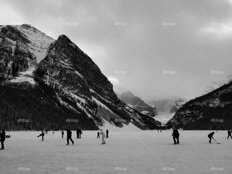 Mountain, Snow, People, Landscape, Travel