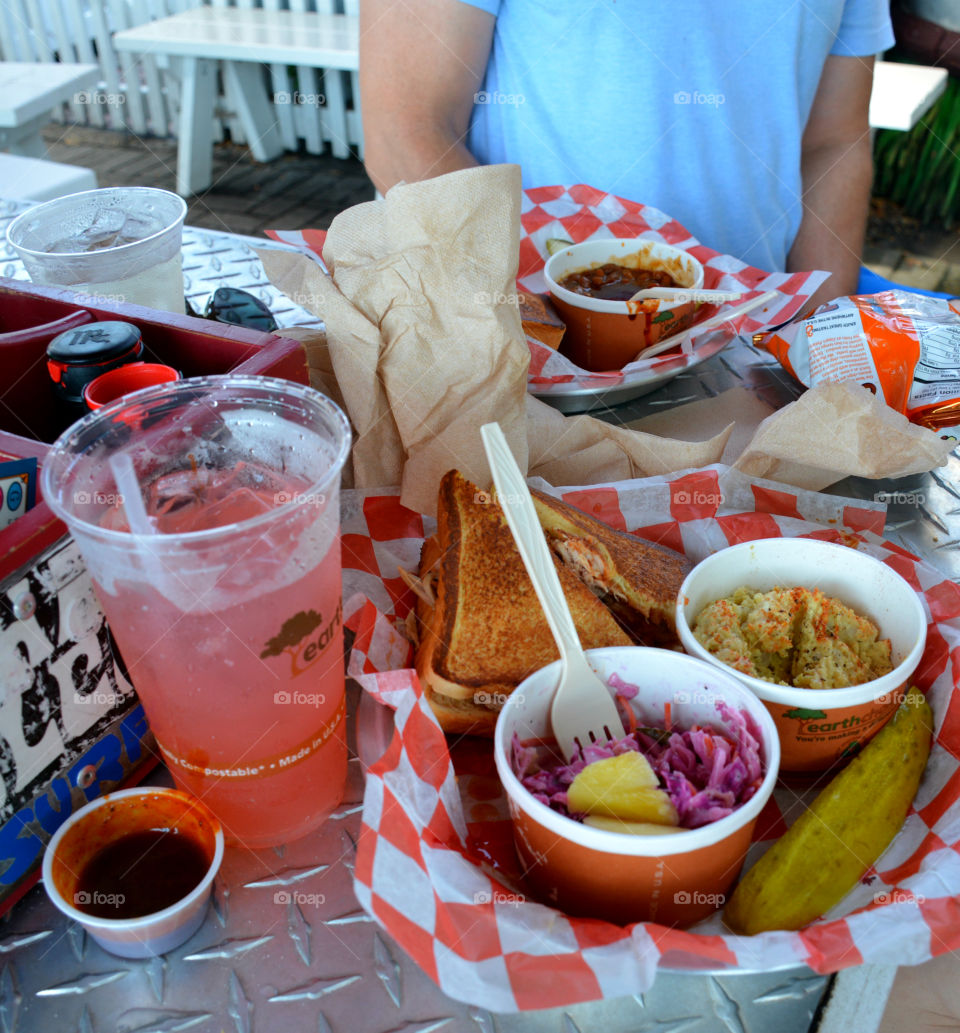 Street Food is ready to eat food or drink sold by a vendor or hawker, in street or other public place, such as a market or fair. I often buy Street Food from a portable food booth, food cart or a food truck! Yummy, yum!