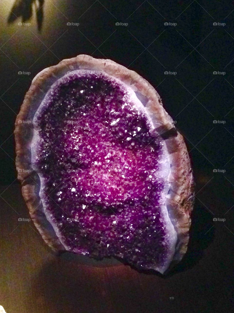 Purple gemstone