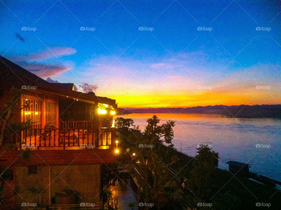 Sunset - Chiang khan , Loei