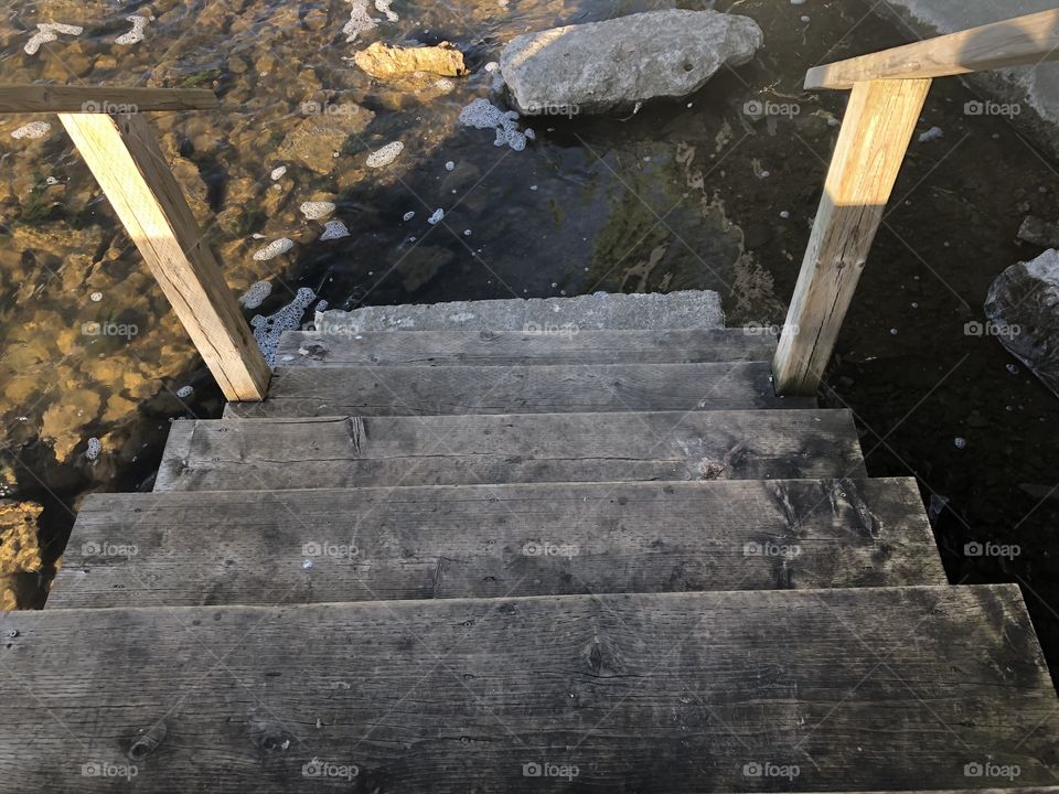 Stone Stairs to Water