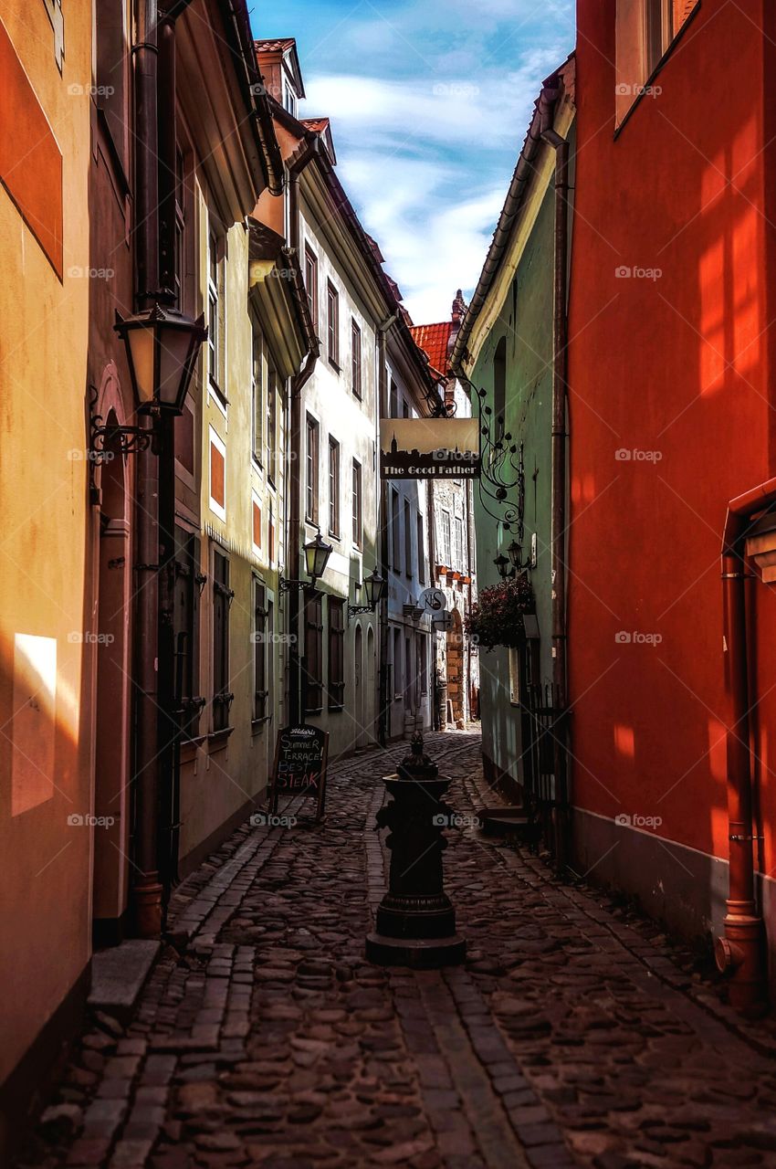 Street of old Riga