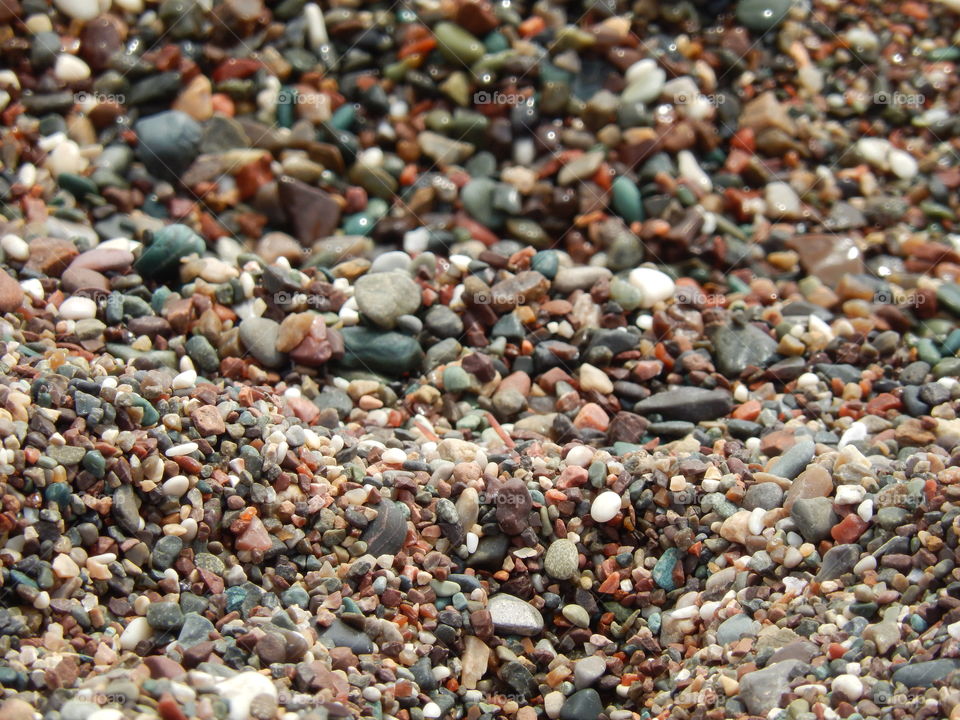 Coloured stones