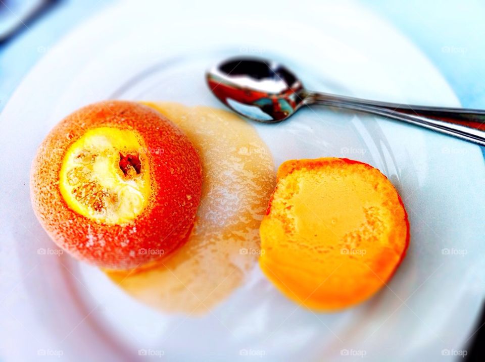 Frozen Orange Dessert