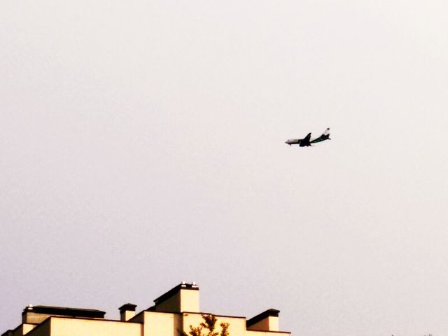 Plane landing