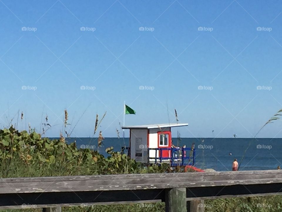 Life guard shack