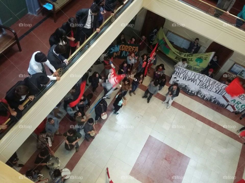 Manifestación estudiantil Chilena