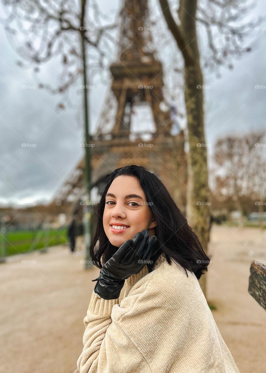 Young girl in Paris