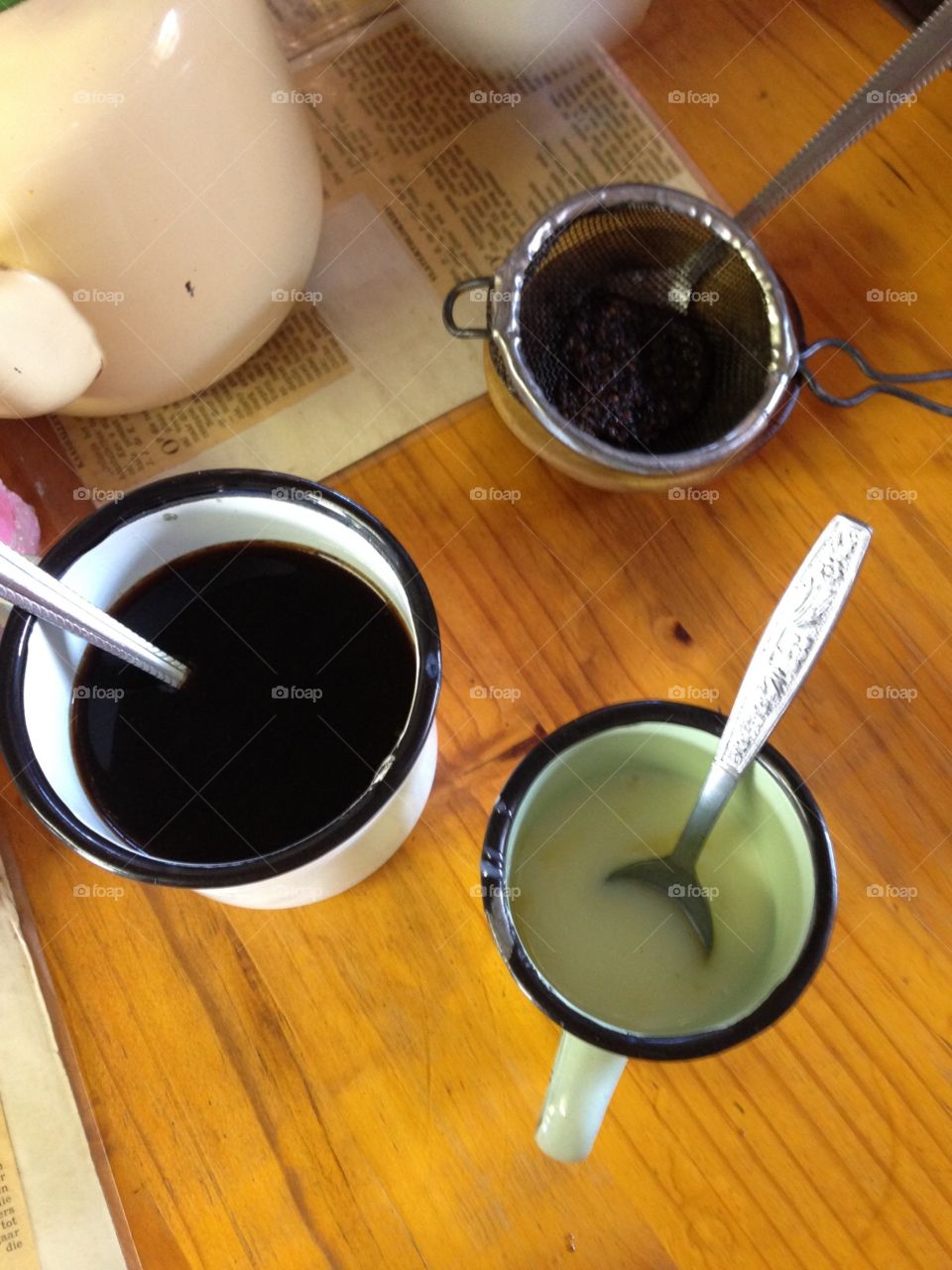 Moer coffee and condensed milk 