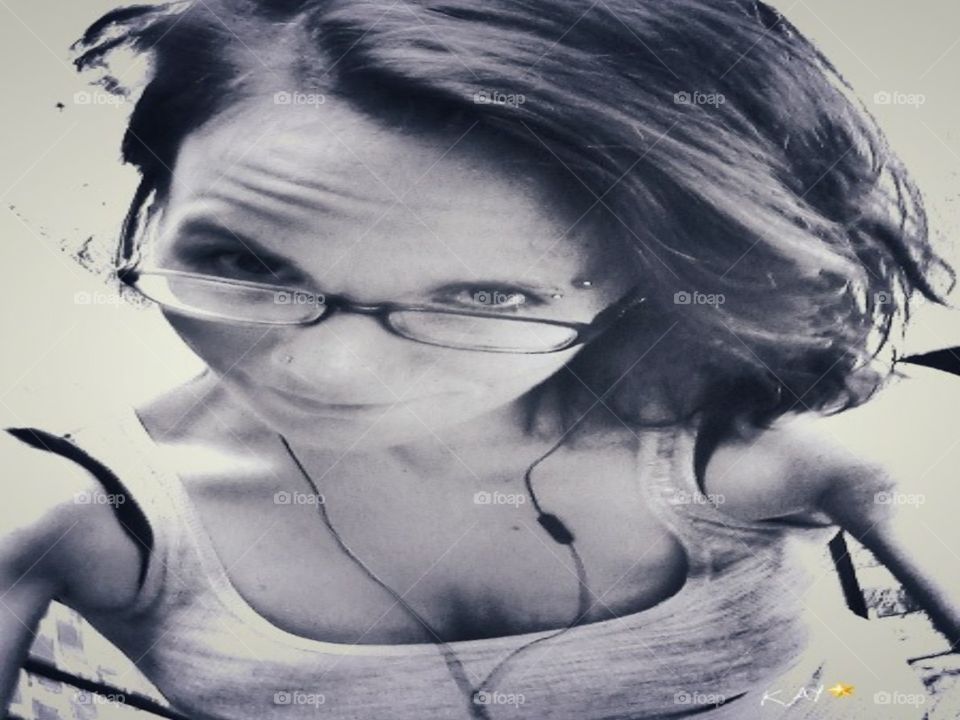 chilling in glasses 1