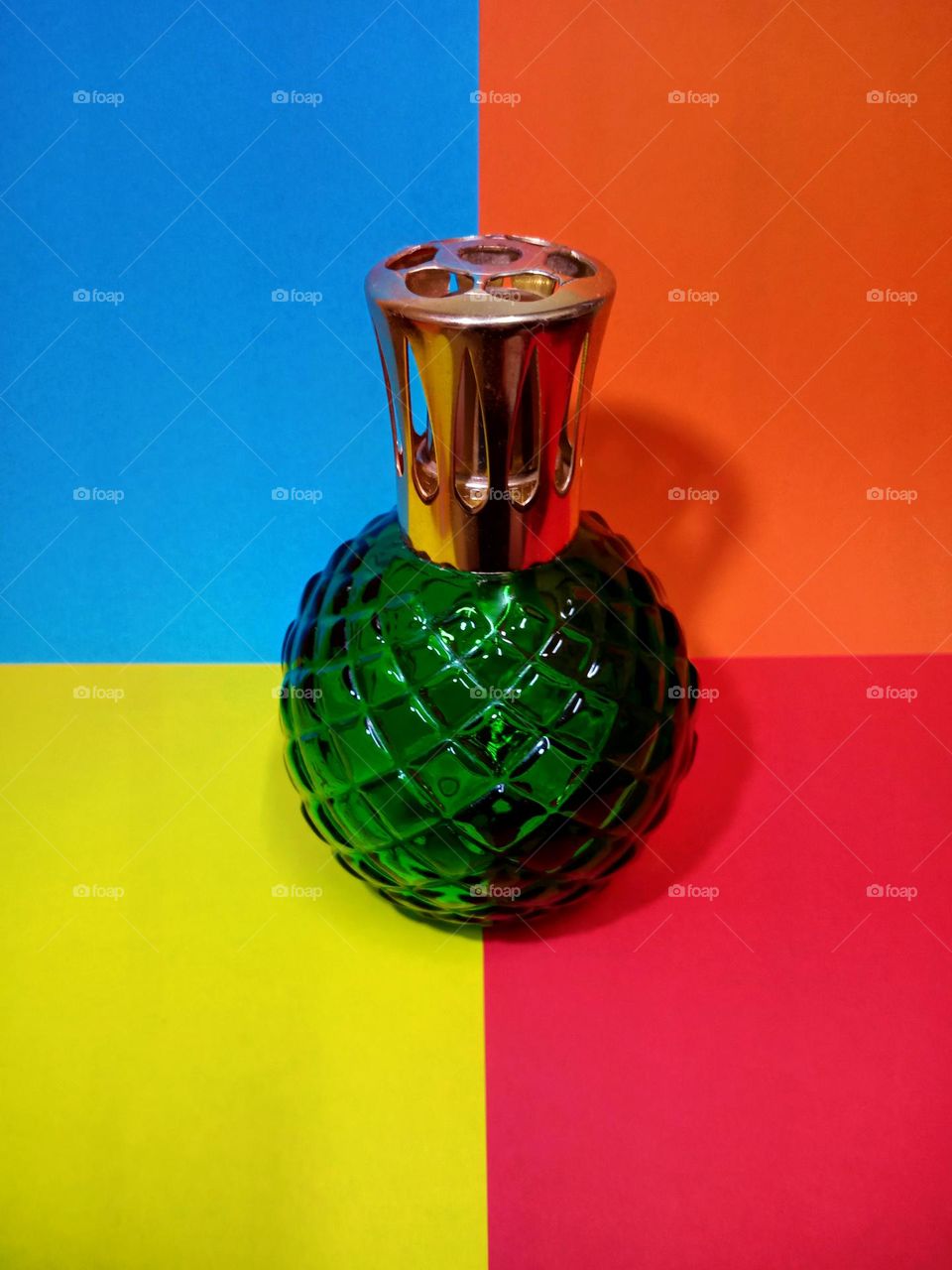 The beautiful green bottle.