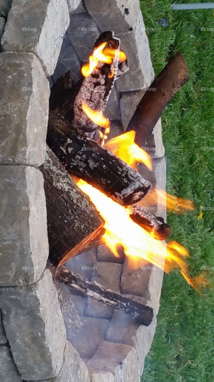 spring bonfire