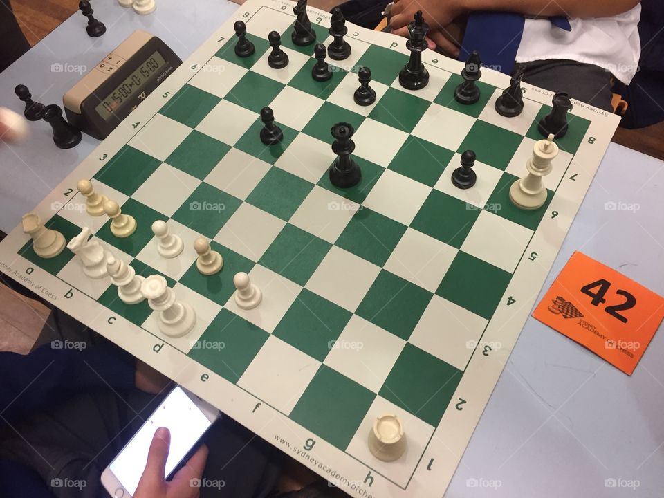 Chess board gameplay