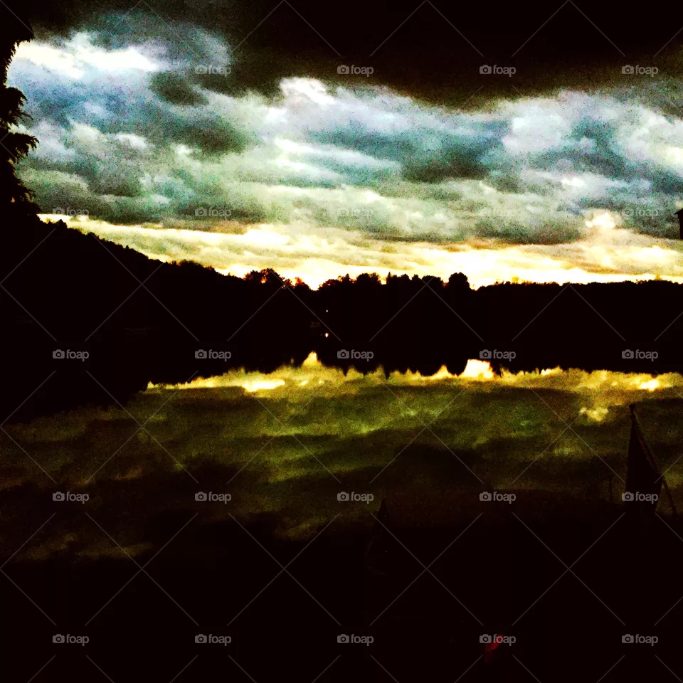 Lake reflections