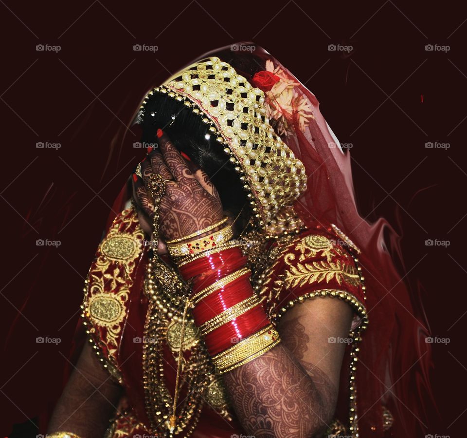 BRIDES word is special in its own way ...her mehandi ...her chuda ....her dresss .....basically her D~day ...
