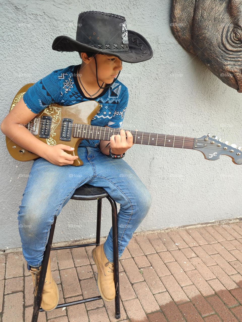 Feeling sad while playing a song