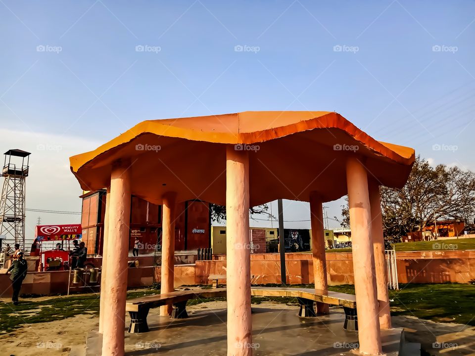 Beautiful dome in a park awesome image india