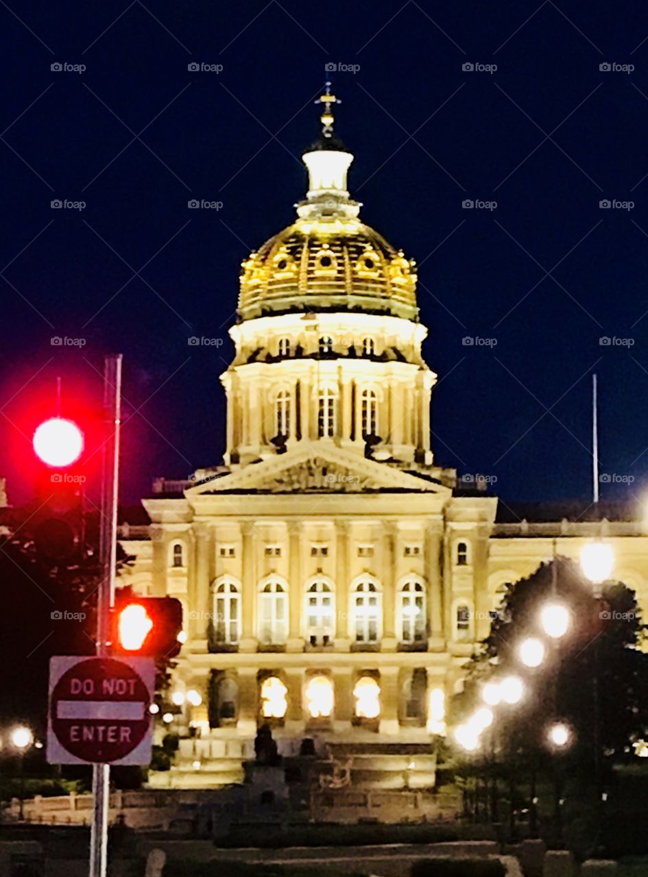 State Capital at Night