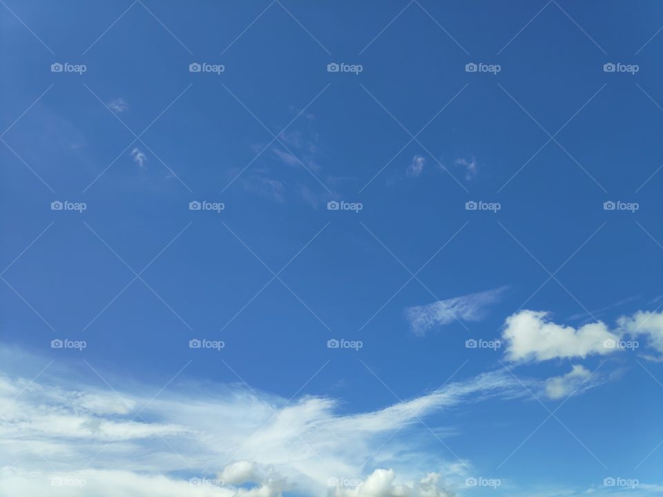 a image of blue sky