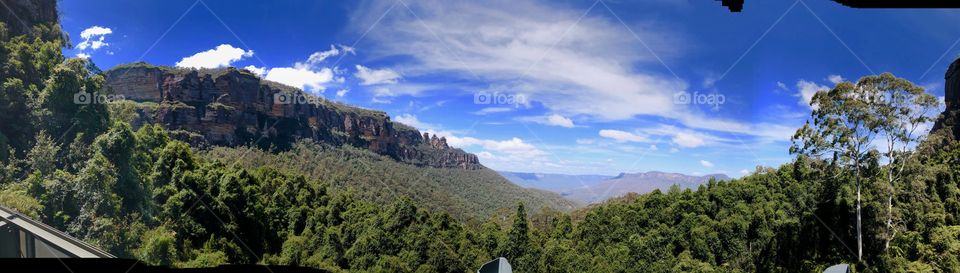 Panorama of the Three Sisters