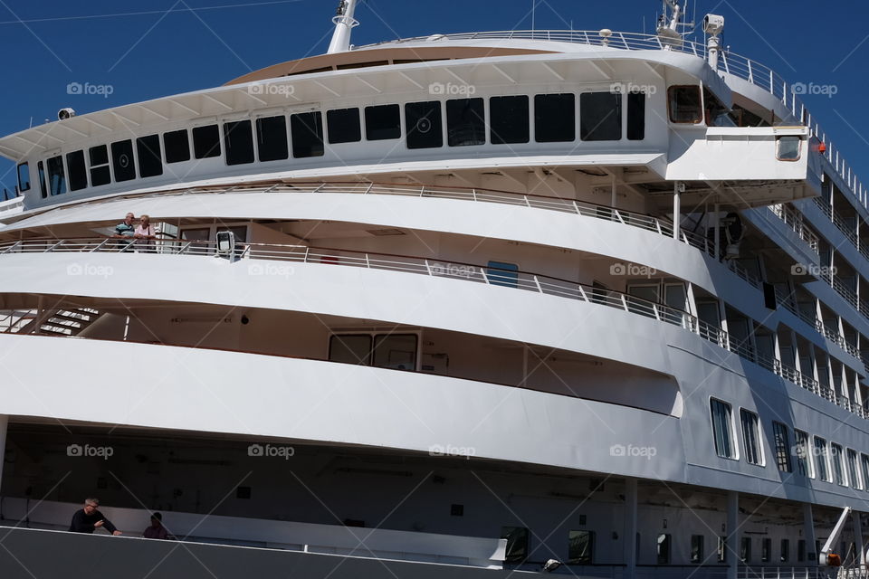 Cruiseship in Antwerp