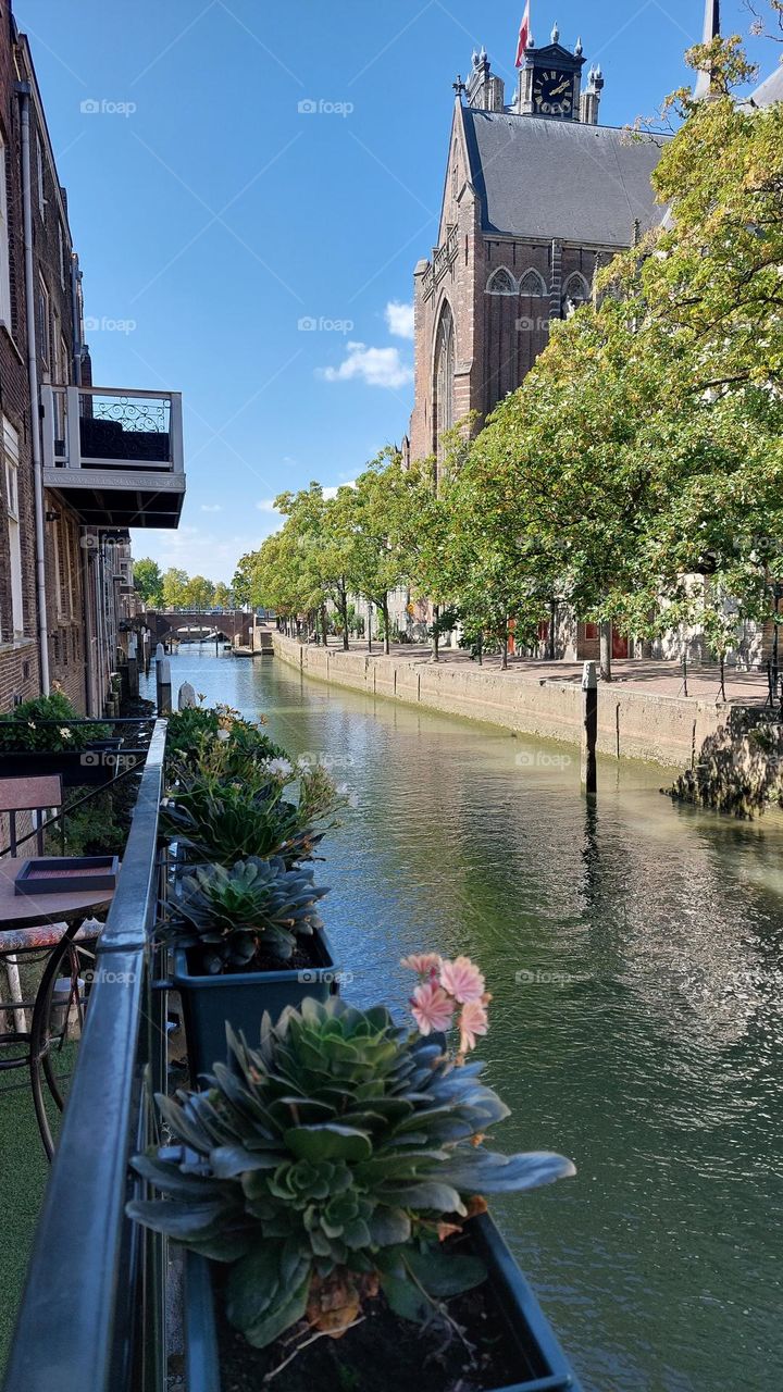 View of Dordrecht from the water