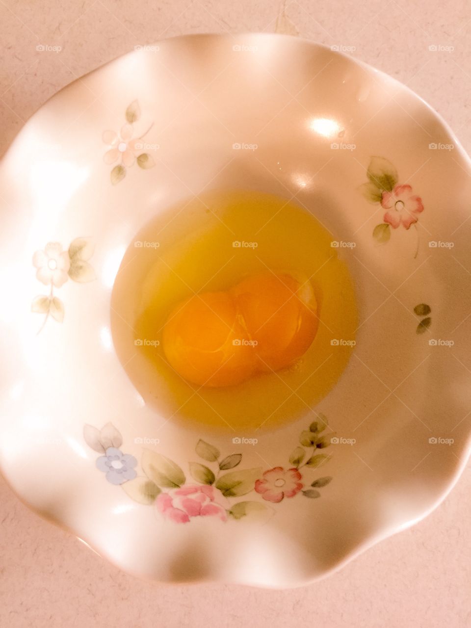 Naturally Perfect Imperfections.....
One egg, two yolks!
