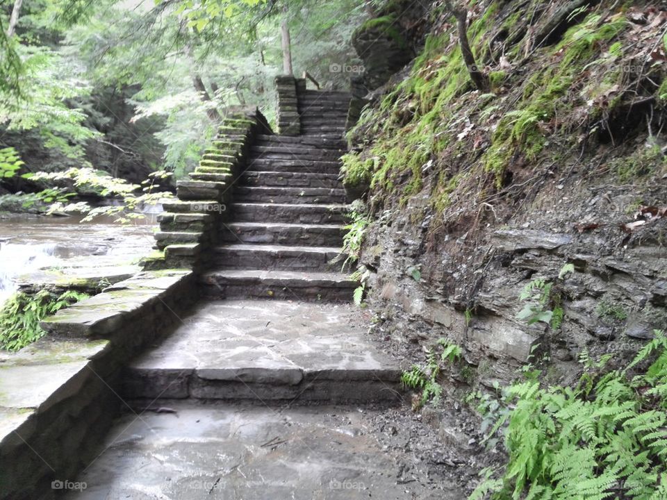 Rugged steps