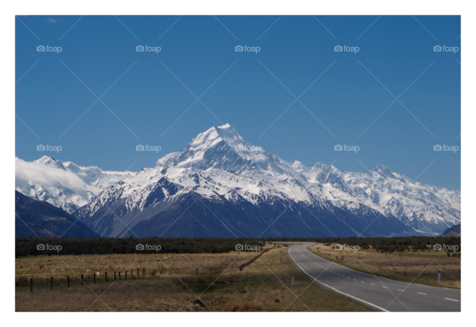 mount cook new zealand snow mountain new zealand by 123smaller