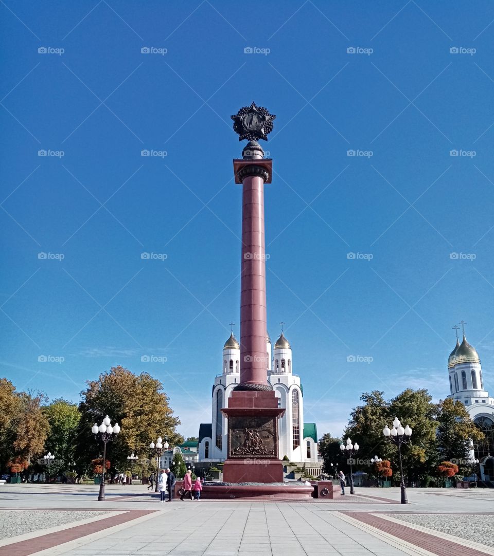 Victory square in Kaliningrad