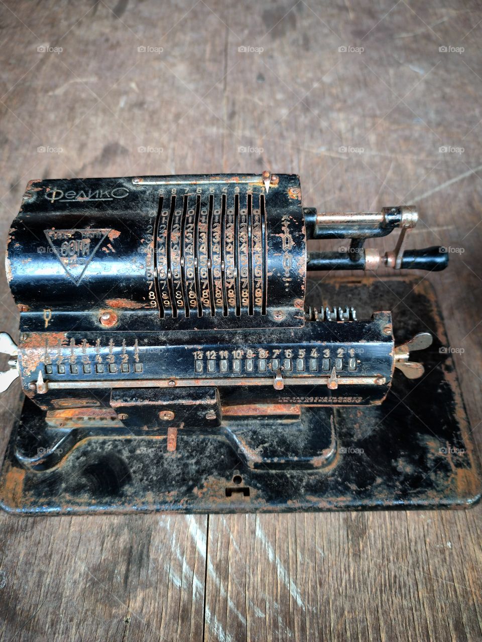 Soviet adding machine: "Felix".  Years of issue 1929-1978