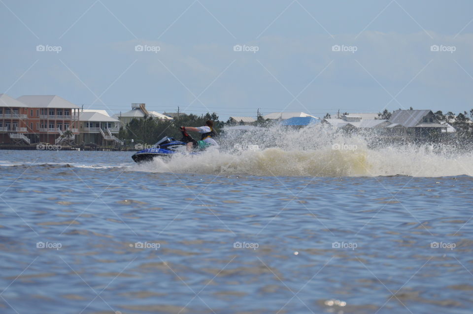 Riding the Jet Ski