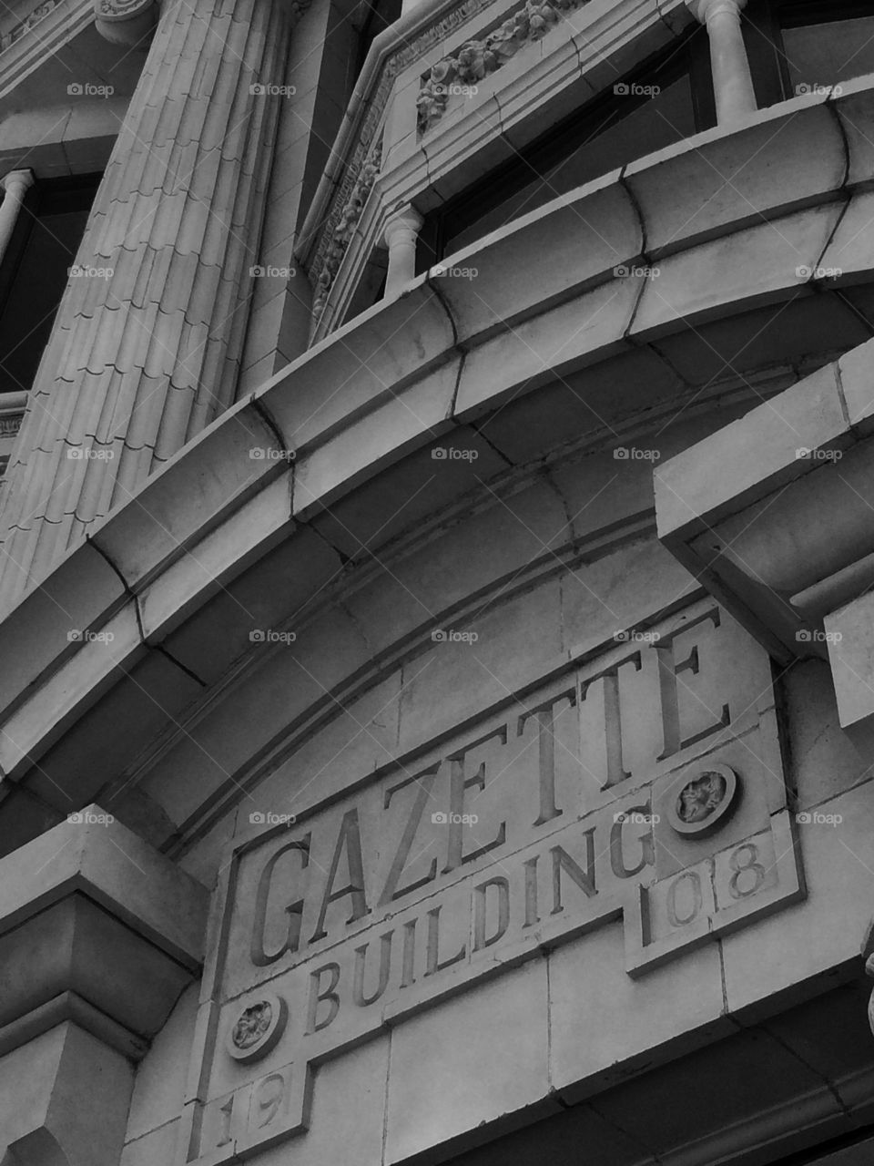 The old Arkansas Gazette build. This beautiful building is in downtown Little Rock. It is now used as a private school. 