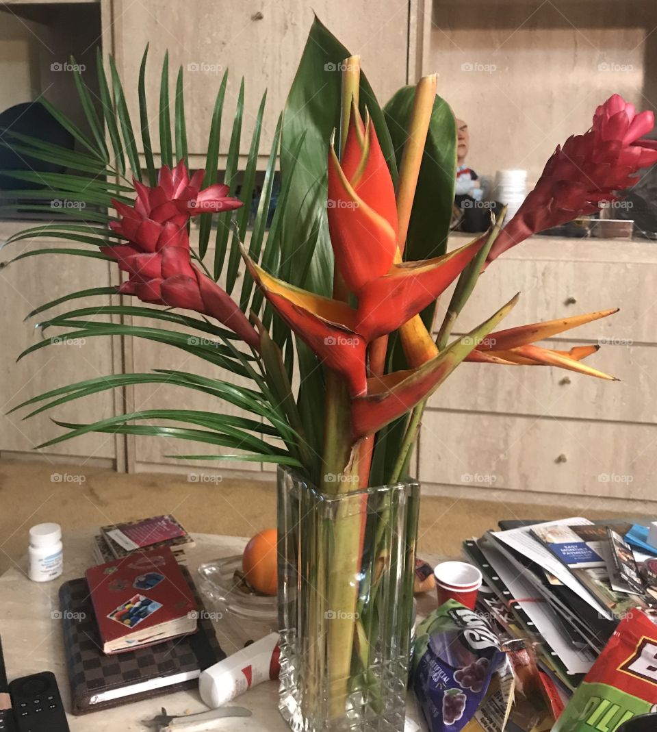 Exotic flowers from my sweetie 
