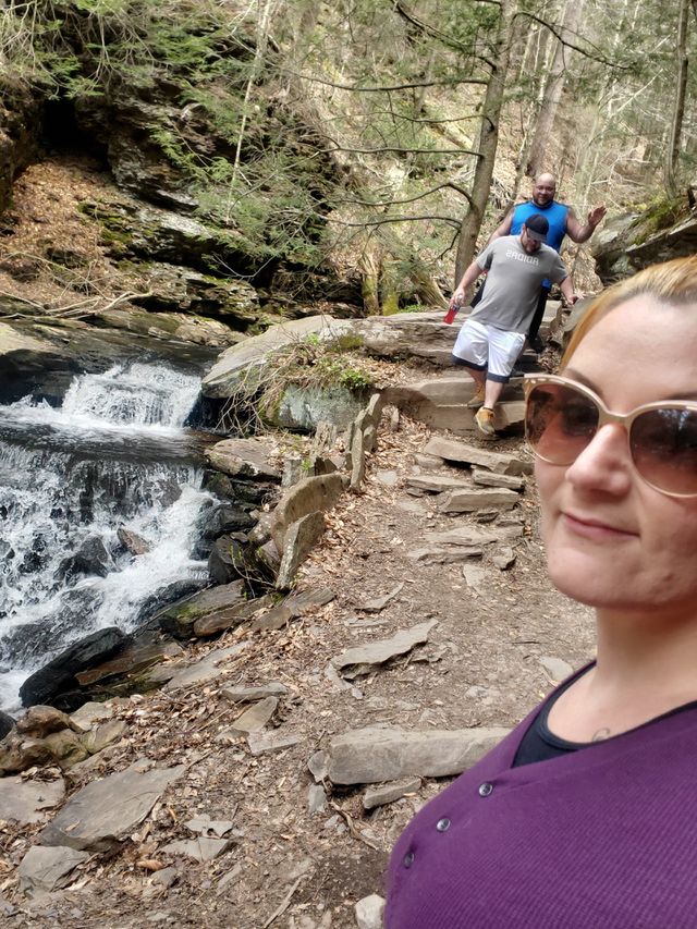 hiking couple
