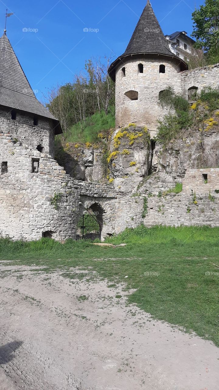 defensive towers of the old city of Kamenetz-Podolsky, Ukraine