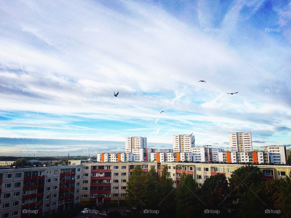 City, Architecture, Building, Sky, Apartment