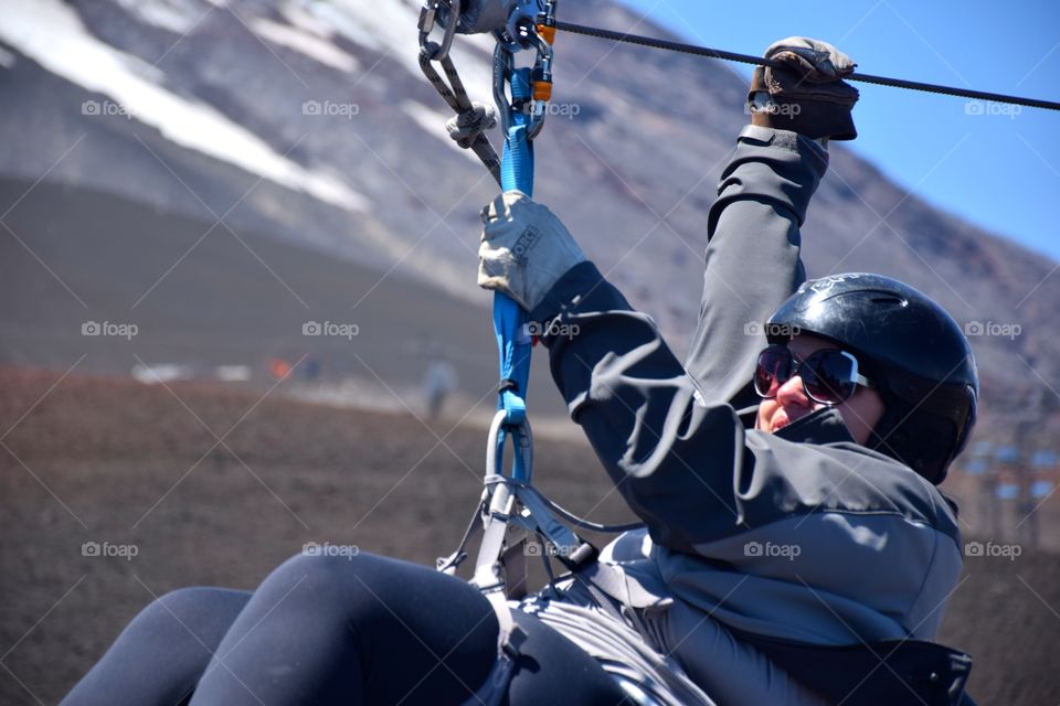 Zipline at Osorno Volcano