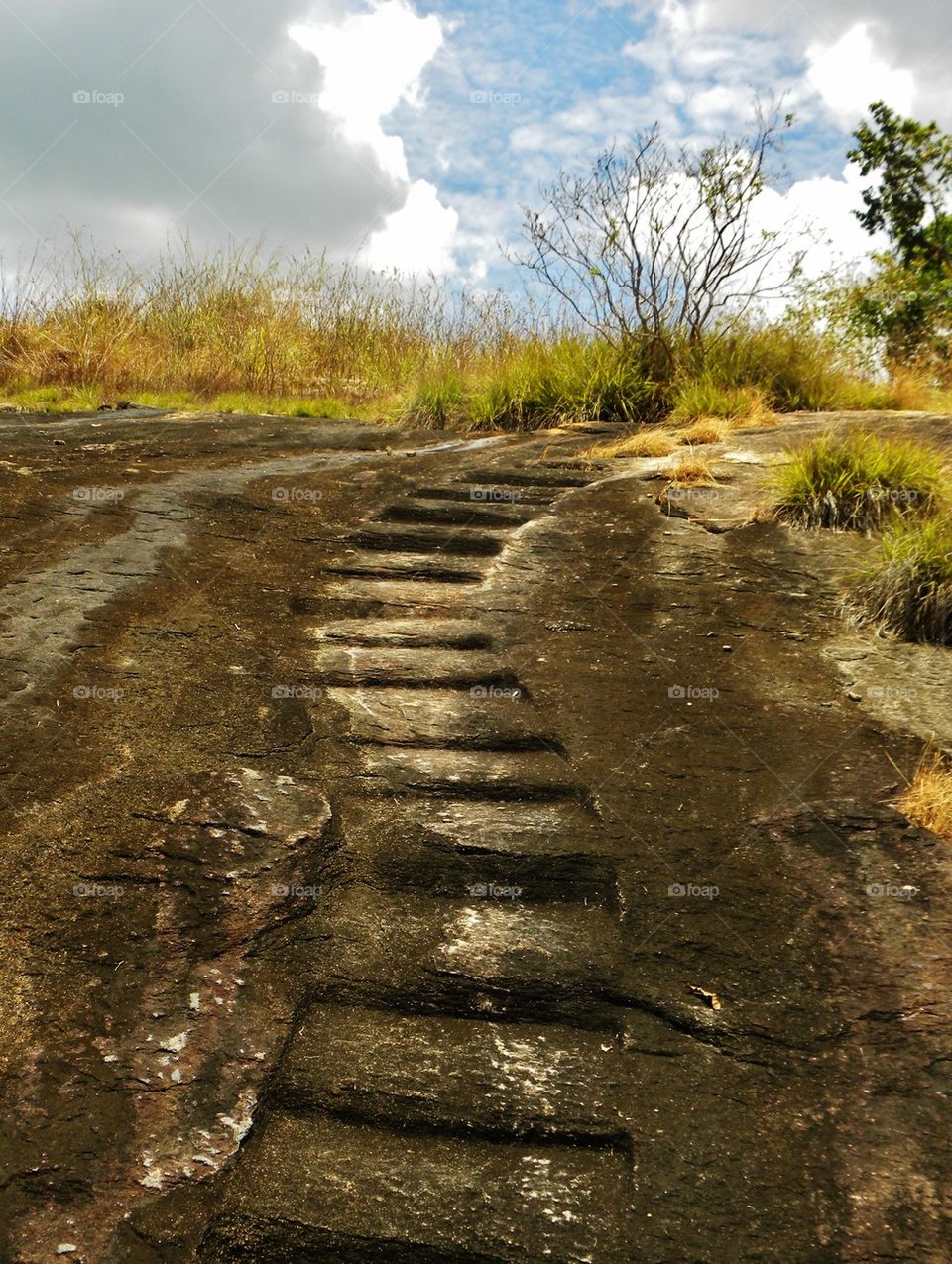 Stone steps, Archeology
