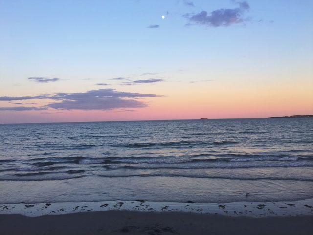 Sunset, Water, No Person, Dawn, Sea