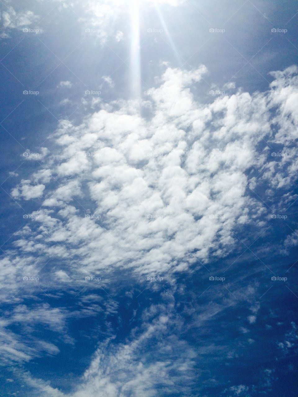 Blue sky and clouds