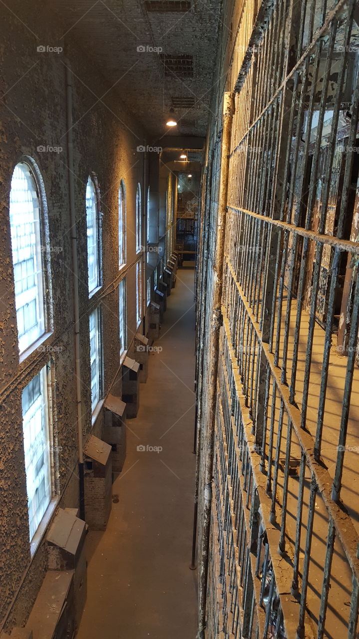 Mansfield Ohio Prison. old Prison cells