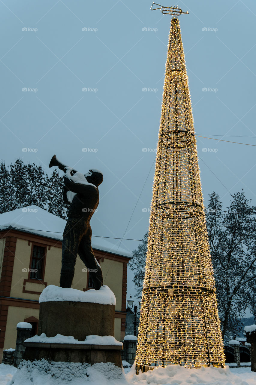 Trumper ornament in Guca Serbia