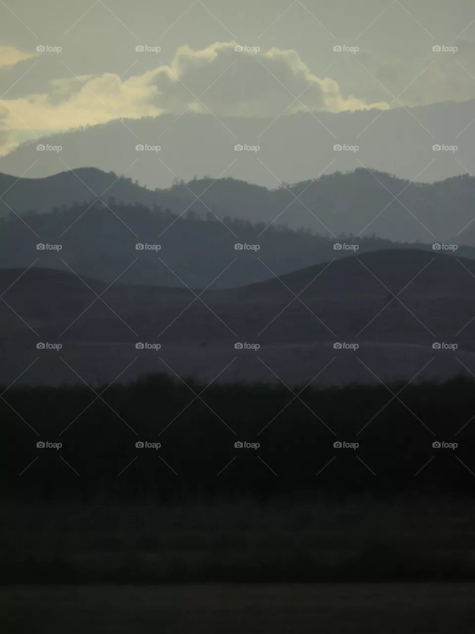 The Layers of a Mountain Range