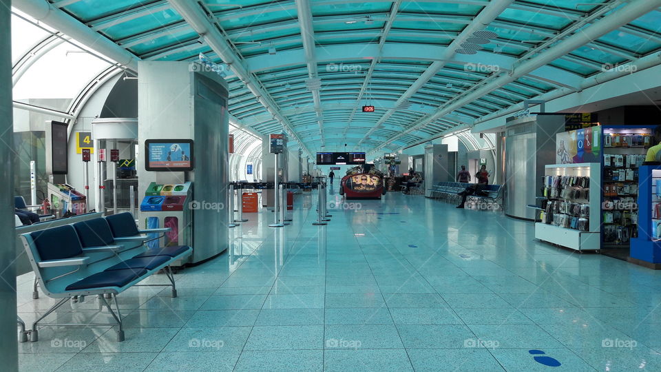 Indoors, Inside, Airport, Station, Terminal