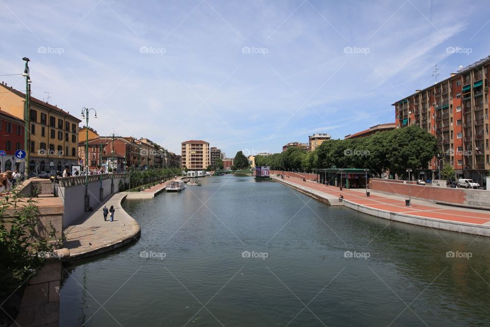 Panoramic view, Darsena, Milano