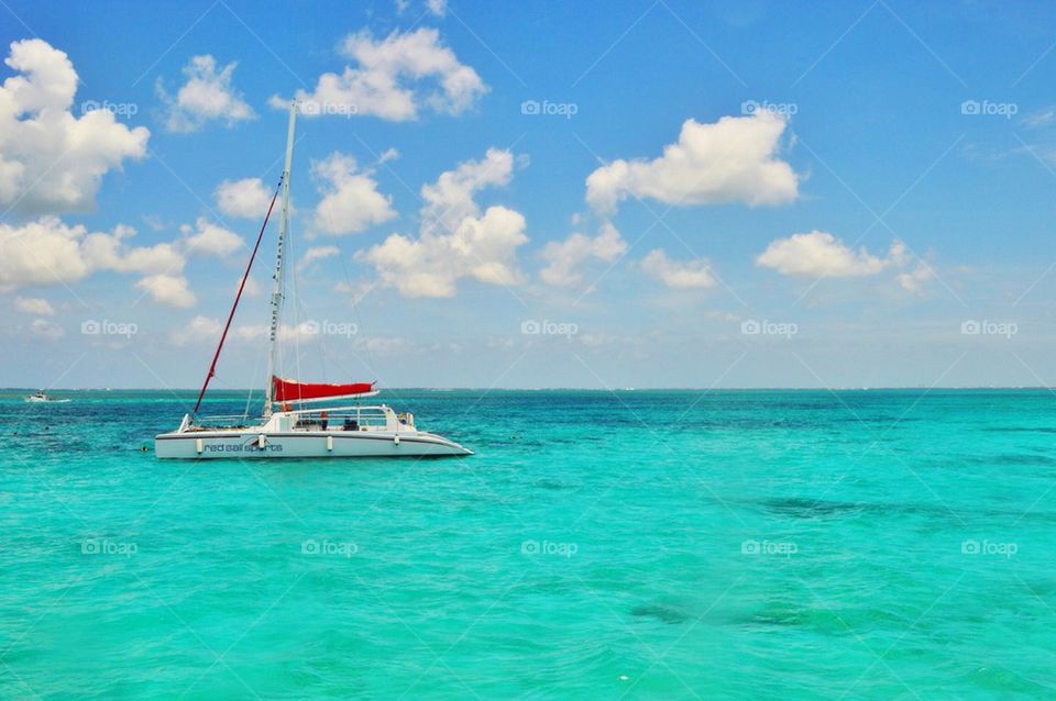 Sailing in the Caymans