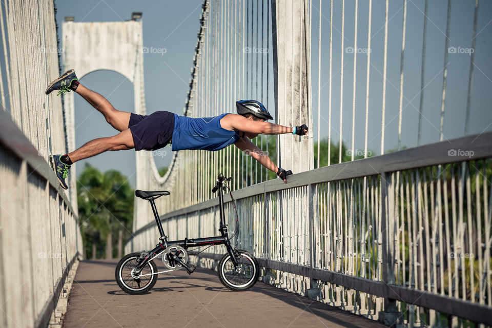 Man on the bridge 